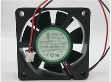 1 PCS YOUNGLIN fan DFS602012H DC12V 2.0W 6020 6CM 2 pin cooling fan bv