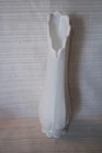 Vintage Westmoreland  Milk Glass Swung Vase Grapes and Leaves