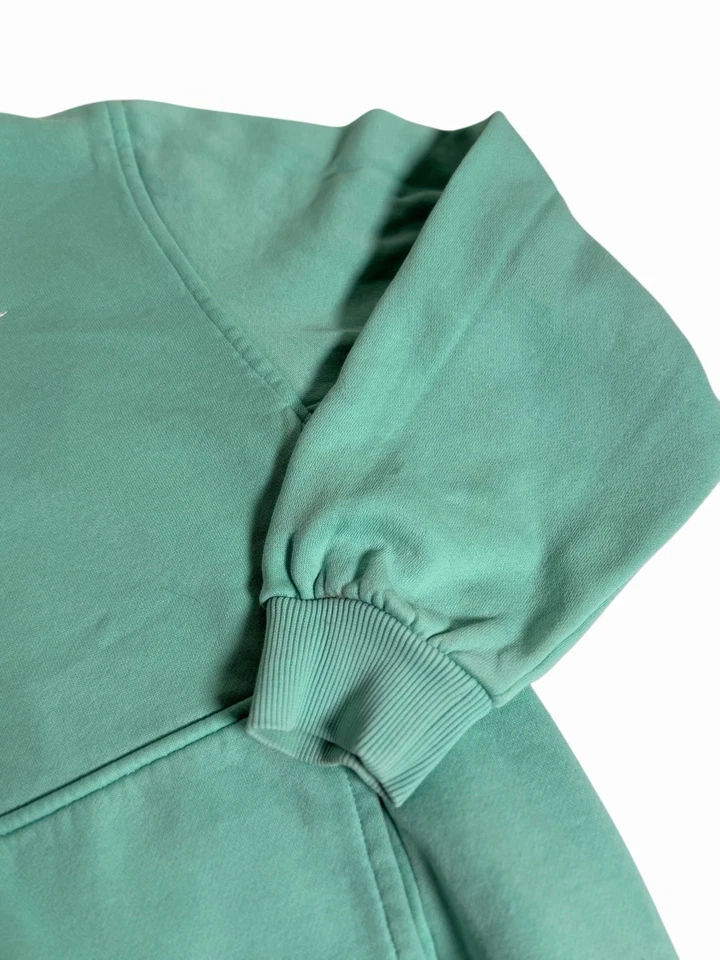 Girls Youth Medium Nike Sportswear Club Fleece Mint Hoodie Excellent - Image 2 of 4