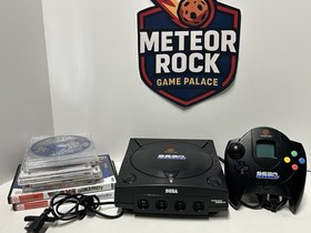 Sega Dreamcast System Black Sports Console -  HDMI Adapter- 8 Games - VMU Memory