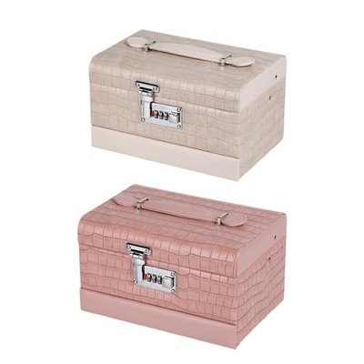 3-lagige Schmuckschatulle für Uhren, Geschenke für Frauen, Armbänder,
