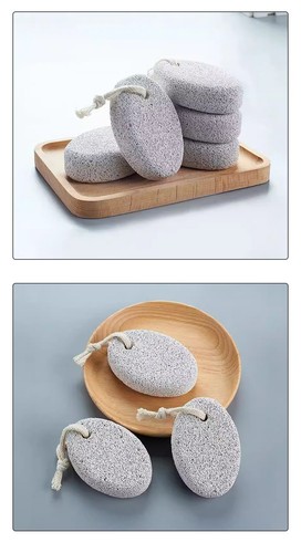 2PCS Natural Pumice Stone For Feet Hard Dead Skin Callus Remover Exfoliate Foot - Picture 8 of 14
