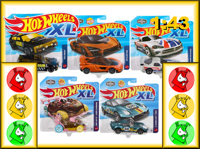 Hot Wheels verschiedene XL Sortiment - aussuchen und auswählen - Maßstab 1:43 Mattel JKL02