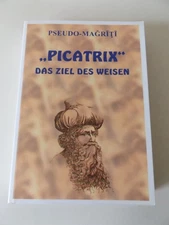 2006 PICATRIX  Das Ziel Des Weisen von PSEUDO-MAGRITI Occult ASTROLOGY Magic