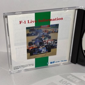 F-1 LIVE INFORMATION  SEGA SATURN CIB w/ Spine Card JAPAN