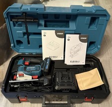 Erbauer EJS18-LI Jigsaw,2ah battery,charger And Case