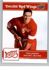 Ted Lindsay 2025-26 Upper Deck Red Wings Centennial #90 Detroit NHL ID:153341
