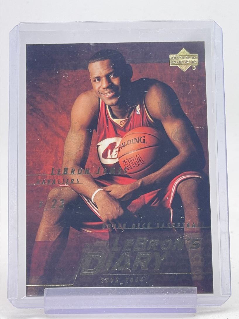 LEBRON JAMES 2003-04 UPPER DECK LEBRON'S DIARY ROOKIE #LJ11 A RC Q1880
