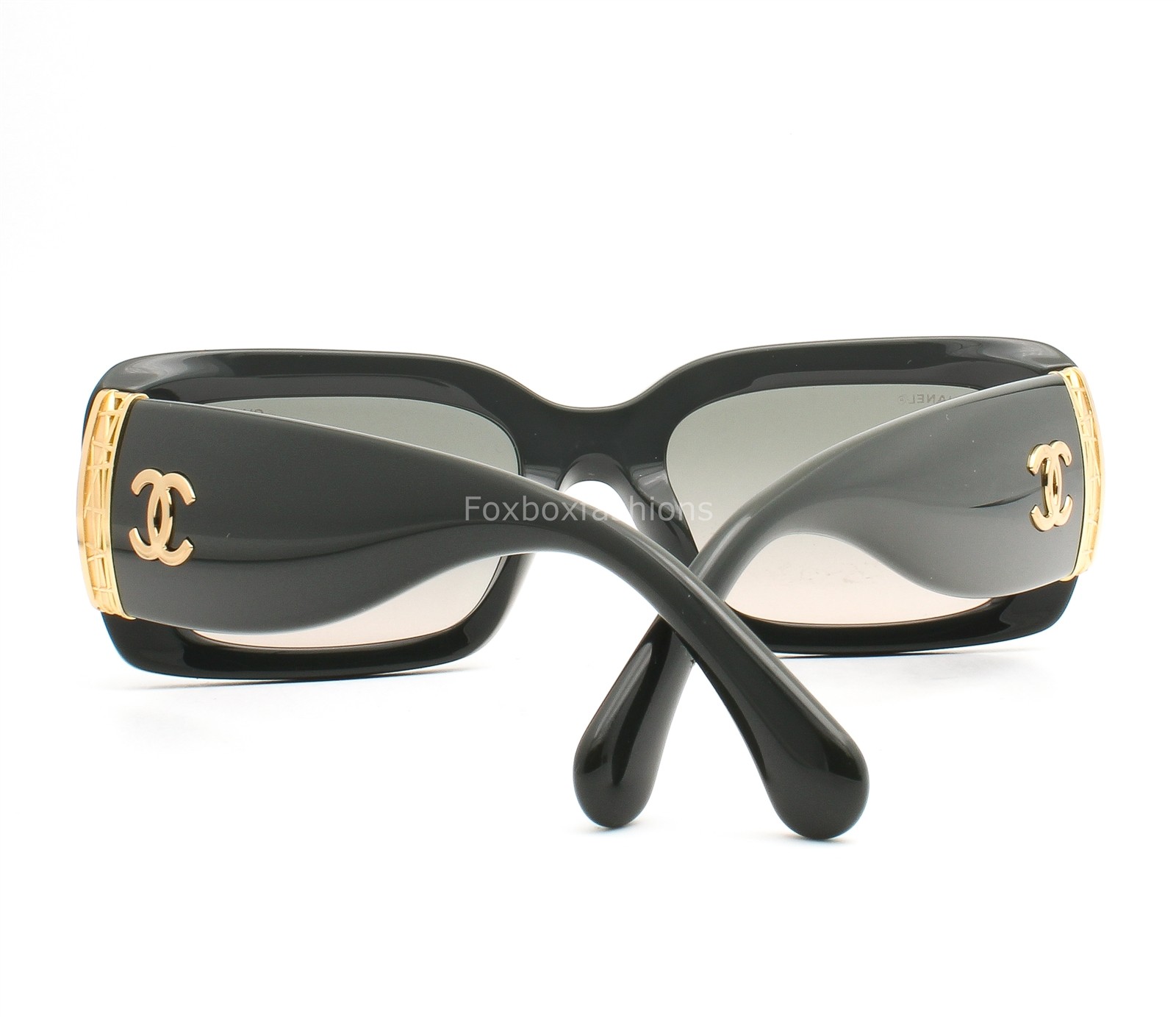 Chanel Jewel Tweed Sunglasses Forest Green Gold CC ch5534A 1791/S3 with Case thumbnail 5