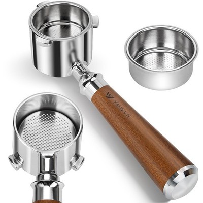 51mm Bottomless Portafilter 3 Ears Compatible with De-longhi La Specialista C...