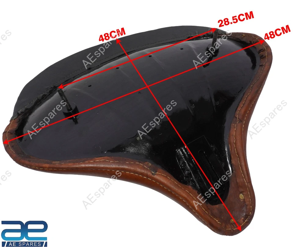 Pour Harley Wla Wlc Vl Wl Knucklehead Véritable Cuir Fleur Sculpté Solo Siège - Photo 2/4