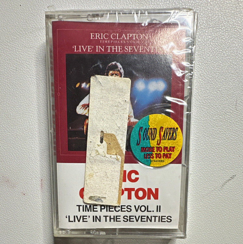 Eric Clapton Time Pieces Vol. II Live In The Seventies Cassette Polydor 1983