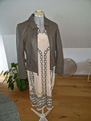  Damen MILESTONE Jacke Echt Leder Lamm Nappa  NP 249
