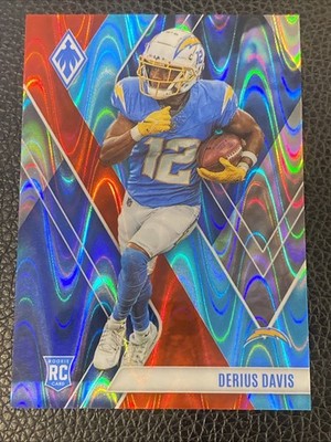 Derius Davis 2023 Phoenix Football #190 Seismic /50 Chargers  *2C