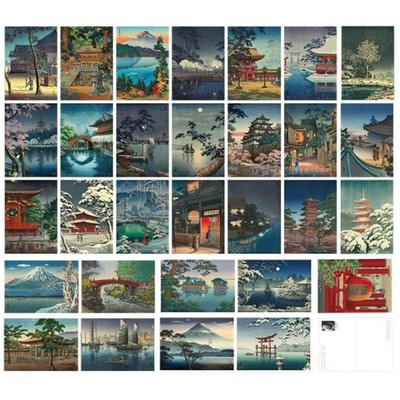 Beautiful Art Postcards Set of 30 Tsuchiya Koitsu Post Card Variety Pack Famous