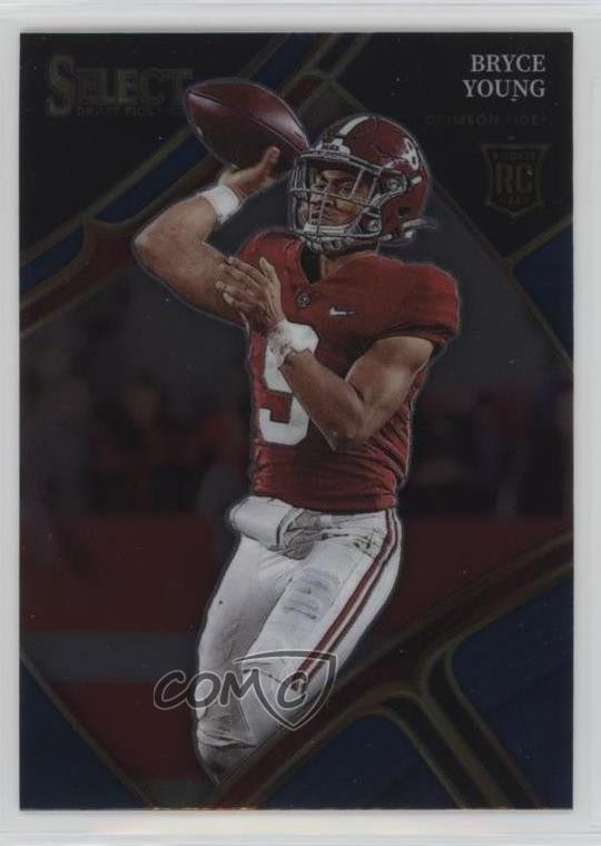 2023 Panini Select Draft Picks Field Level Blue Bryce Young #101 a2v