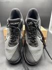 Nike Court Air Zoom Vapor Pro Black White Grey Tennis Shoes Size 10.5 COA