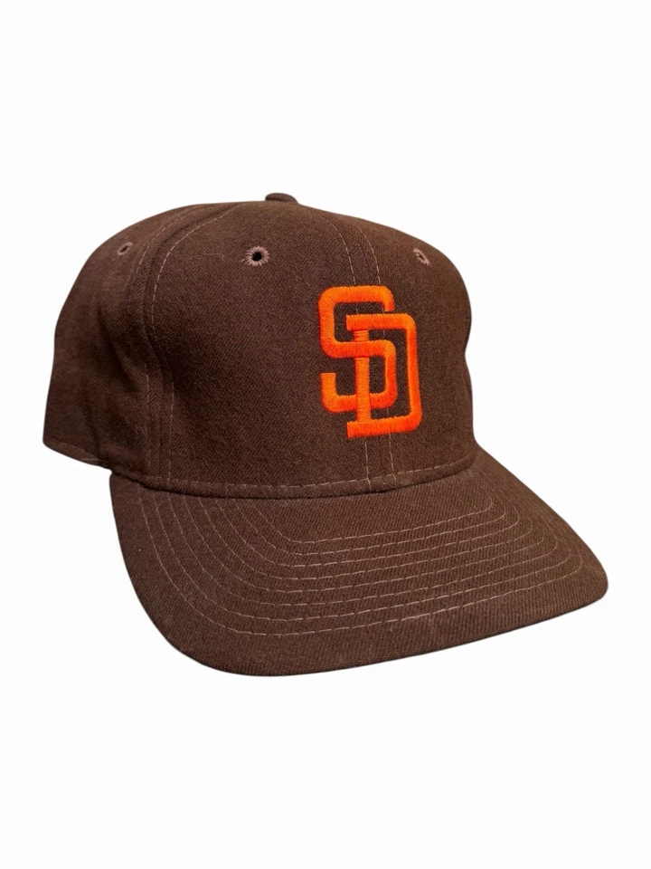 Sombrero ajustado de lana vintage de los Padres de San Diego MLB Sports Specialties - 7 1/4 años 90’s 80 Foto 3 de 4