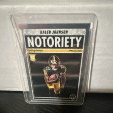 2025 Panini Mosaic - Notoriety Kaleb Johnson #22 (RC)