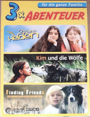 DVD  3x Abenteuer Kim und die Wölfe 2 kleine Helden Finding Friends