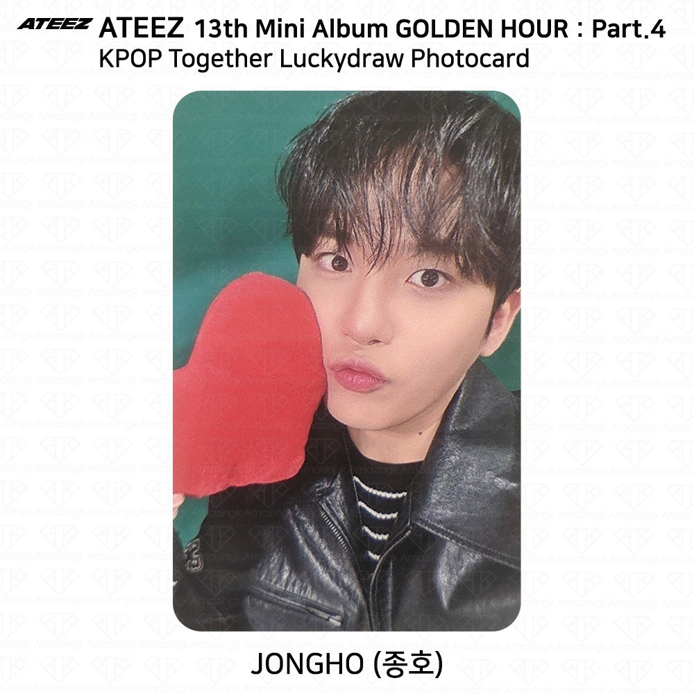 ATEEZ 13th Mini Album Golden Hour Pt.4 KPOP Together Lucky Draw