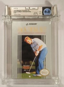 Jack Nicklaus' Greatest 18 Holes Championship Golf NES WATA 9.0 A+ Sealed POP 1