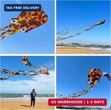 Octopus Kite, Large 3D Software Octopus Kites for Kids and Adults with Long T...