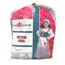 Dress Up America Dutch Girl Outfit, Costume Children  s Size Small 4-6 EPC