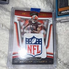 2021 Panini Playbook Mammoth Materials Rookie Patch Anthony Schwartz Browns