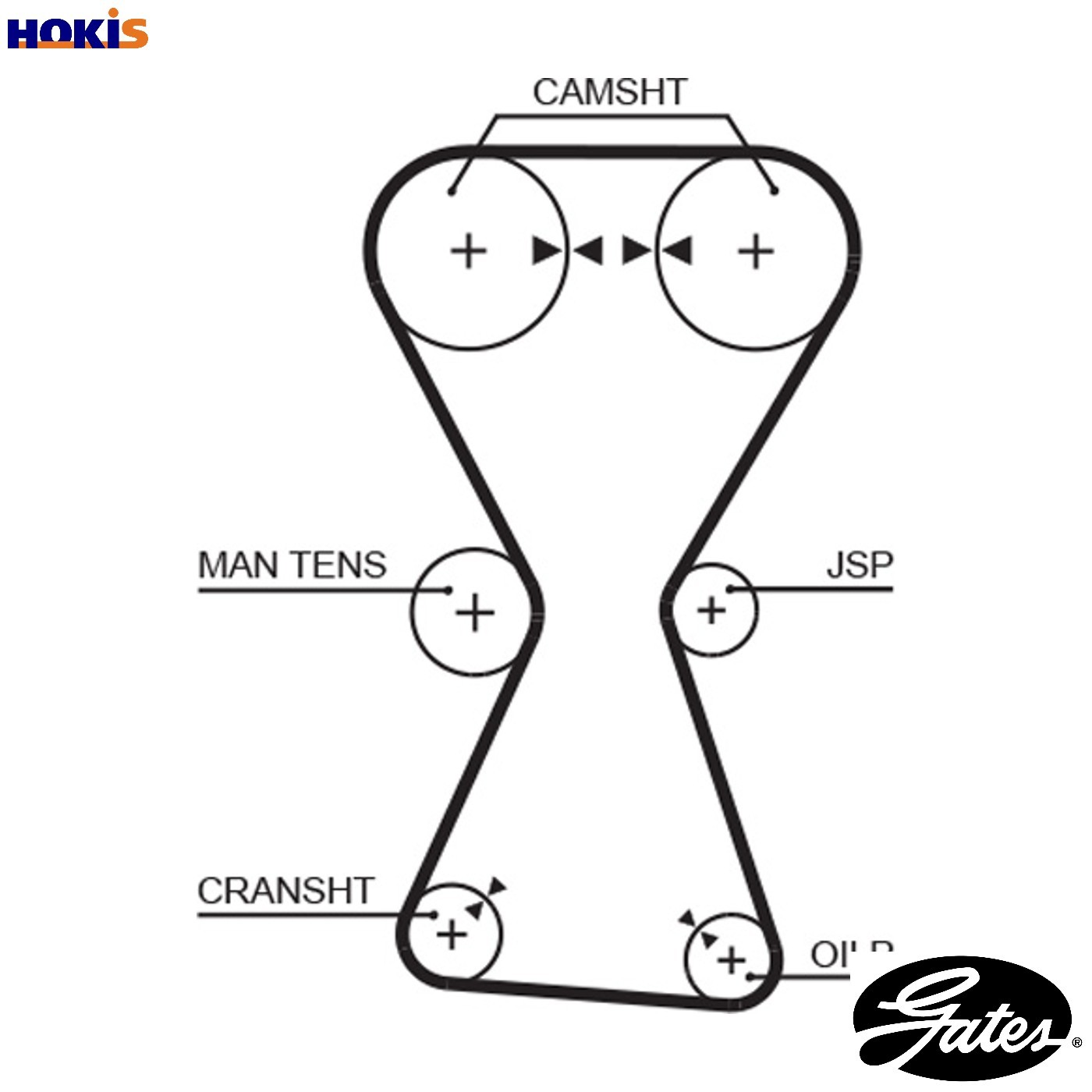 Timing Belt fits MITSUBISHI SANTAMO 2.0 99 to 04 Gates 1145A038 MD110029 Quality - Image 24