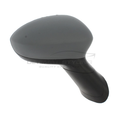 Fits Fiat Grande Punto 2006-2011 Door Wing Mirror Electric Primed Drivers Side