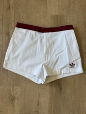 Adidas Vintage 1970 s Tennis Shorts Rare Trefoil Made In USA Size 32