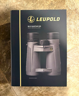Leupold BX-5 Santiam HD 5x42 Roof Prism Waterproof Multi-Coated Hunting Gray