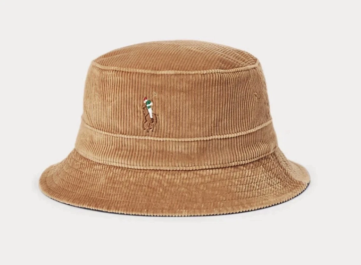 Aeropostale Corduroy Lined Bucket Hat M/L Tan with Suede Band And Buckle‎ Detail Corduroy Bucket Hats for Men for sale | eBay main image 4