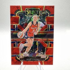 2024 Panini Select WNBA #57 Julie Vanloo Red Ice Prizms