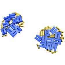 10 Sets EC5 Device Connector Plug for RC Car Plane Helicopter Battery Lipo Blue