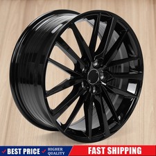 New 19 X 8 All Black Alloy Replacement Wheel Rim 2018-2024 For Toyota Camry