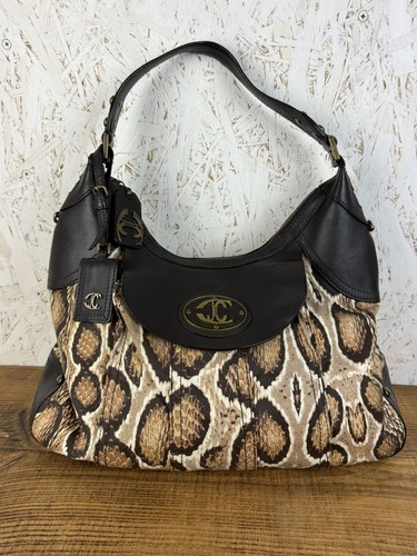 Vintage Just Cavalli 2008 Snakeskin Style Hand Bag OS