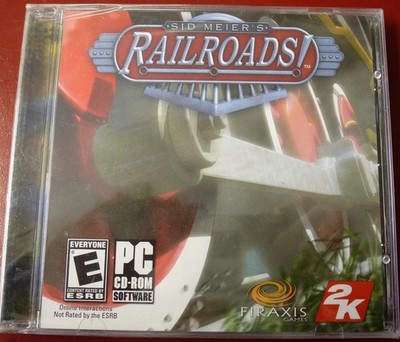 Video Game PC Sid Meier's Railroads NEW SEALED Jewel Case