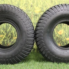 Antego Tire 15x6.00-6 4 PLY Turf Tires for Lawn & Garden (Qty: 1)