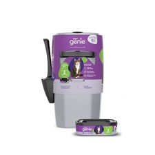 Litter Genie Standard Pail Silver  Cat Litter Box Waste Disposal System fo...