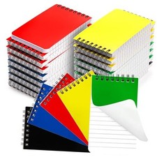 30 Pack Top Spiral Memo Pads, 3"x5" Lined Pocket Notebook Mini College Ruled