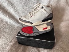 Size 5.5 - Nike Air Jordan 3 Retro Mid White Cement Reimagined; Used DN3707-100