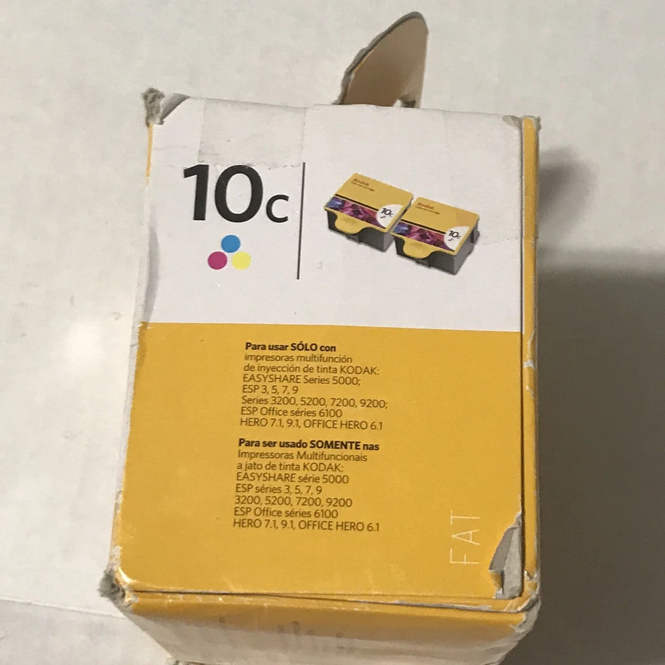 Cartucho de tinta Kodak 10C color (2) 840 páginas uso ¡Nuevo! Foto 3 de 4