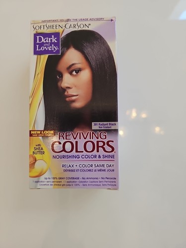 SoftSheen Carson - Dark & Lovely Reviving Colors (391 RADIANT BLACK) | eBay