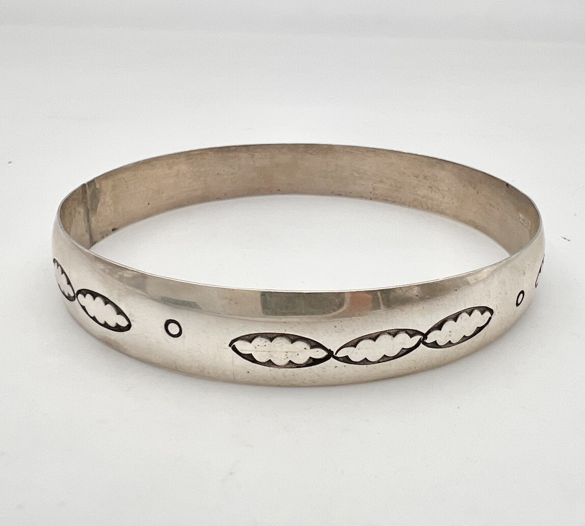 縛*甲様 navajo silver 925 bangle bracelet \