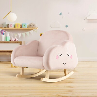 Kindersessel Kindersofa gepolsterter Schaukelstuhl Kindercouch