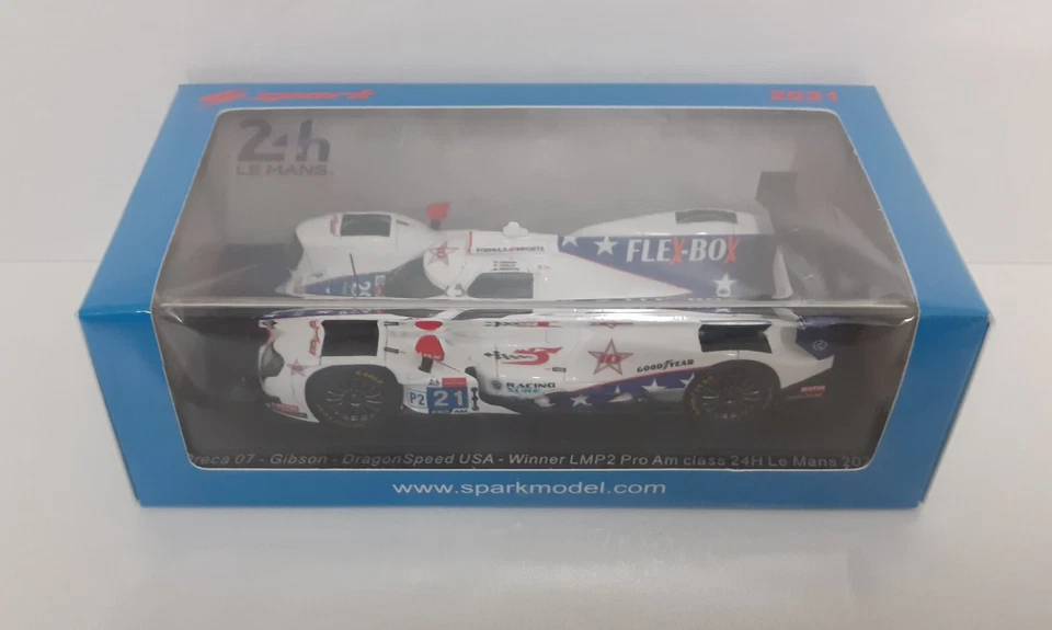 SPARK 1:43 MODELLINO DIE CAST AUTO ORECA 07 WINNER LMP2 LE MANS 2021 MODELLISMO - Immagine 2 di 4