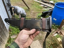 Scout Carry Loops For Cold Steel Natchez Bowie Or Laredo Bowie Leather Only