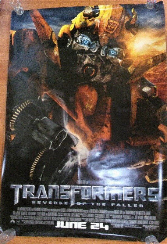 TRANSFORMERS REVENGE OF THE FALLEN  4' X 6' BUS SHELTER POSTER - BUMBLE BEE